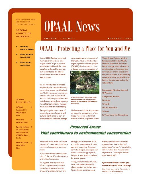 OPAAL- Protecting a Place for You and Me - FFEM