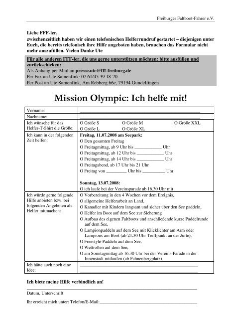 Mission Olympic: Ich helfe mit! - Freiburger Faltboot Fahrer e.V.
