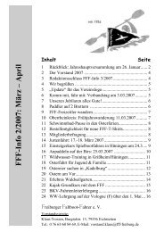 FFF-Info 2/2007: März – April - Freiburger Faltboot Fahrer e.V.