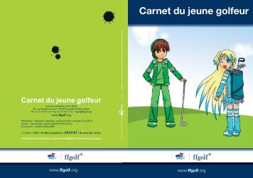 Carnet du jeune Golfeur Drapeaux - Fédération Française de Golf