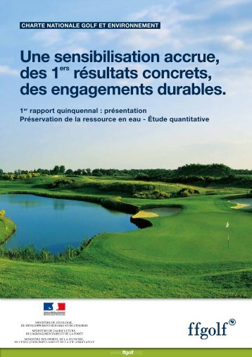 La synthèse 4 pages - Fédération Française de Golf