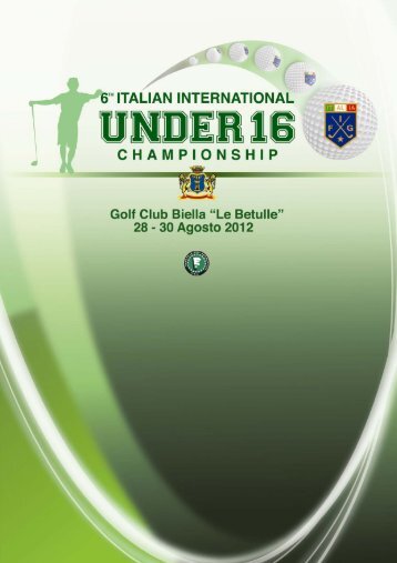 Italian International Individual Championship Under 16