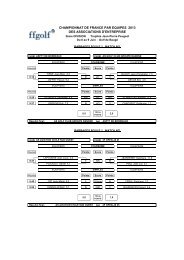 Feuilles de matchs barrages