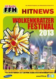 Hit News Wolkenkratzer-Festival 2013 - Hit Radio FFH