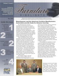 Inside this Issue - Franklin Furniture Institute - Mississippi State ...