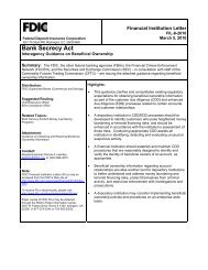 Bank Secrecy Act Anti Money Laundering Examination Manual Ffiec