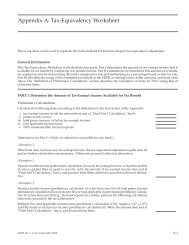 Appendix A: Tax-Equivalency Worksheet - ffiec