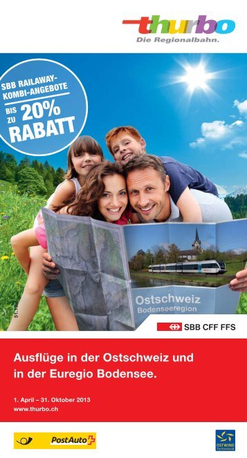 Freizeittipps Sommer 2013 - Ausflüge in der Ostschweiz und ... - SBB