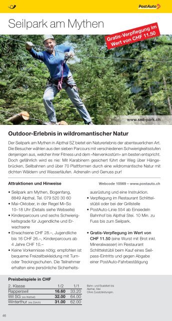 Freizeittipps Sommer 2013 - Ausflüge in der Ostschweiz und ... - SBB