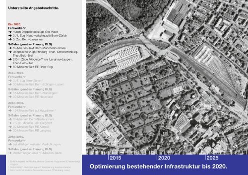 Ausbau Bahnhof Bern. Mehr Züge. Mehr Komfort. Mehr Platz ... - SBB