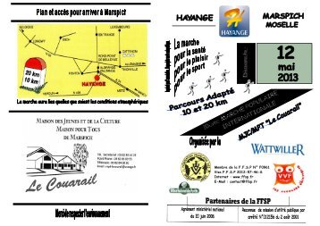 Tract marche 2013 - FFSP