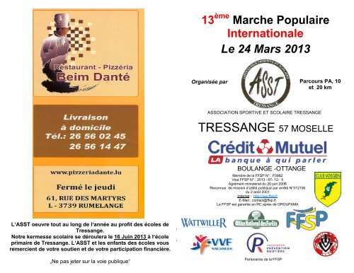 marche FIN 2013 - FFSP