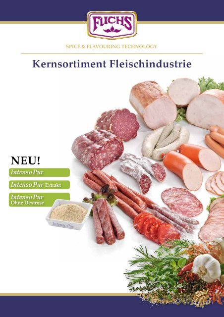 Kernsortiment Fleischindustrie - fuchsspice.com