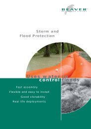 BEAVER Flood Barrier Brochure - Fire Fighting Technologies
