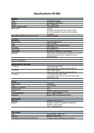 HYTRANS HydroSub 900 Specifications - Fire Fighting Technologies