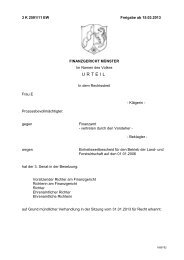 3 K 2591/11 EW - Finanzgericht Münster