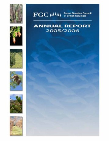 FGC Annual Report 2005 / 2006 - Forest Genetics Council of British ...