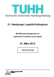 21. Hamburger Logistik-Kolloquium 01. März 2012 - FGLnet