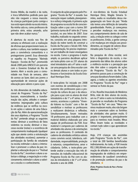 3ª Edição da FGR em Revista - Fundação Guimarães Rosa