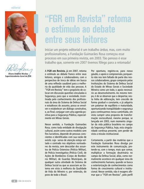 3ª Edição da FGR em Revista - Fundação Guimarães Rosa