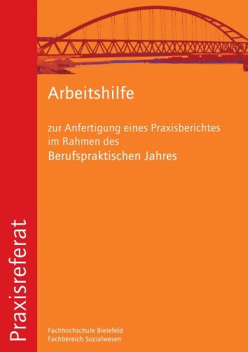 zum Praxisbericht für das BJ - Fachhochschule Bielefeld