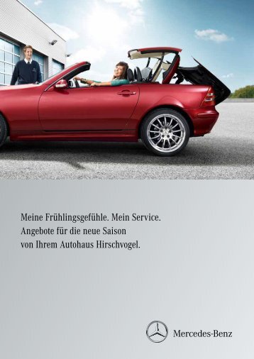 Meine Frühlingsgefühle. Mein Service. Angebote für ... - Hirschvogel