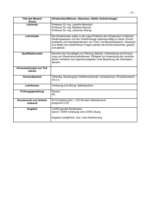 Prüfungsordnung für den Masterstudiengang Integrales Bauen an ...