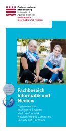 Fachbereich Informatik und Medien - Fachhochschule Brandenburg