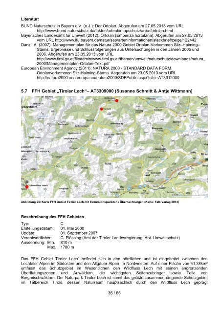 11. Alpine Workshop 2013 - Evaluierung der Umsetzung Natura ...