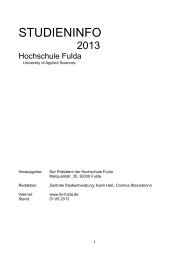 Herausgeber: - Hochschule Fulda