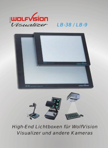 LB-38 / LB-9 High-End Lichtboxen für Wolfvision Visualizer und ...