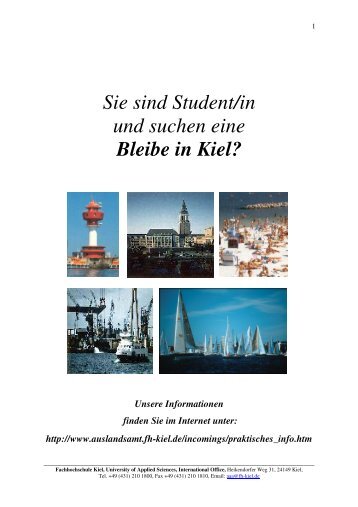 Sie sind Student/in und suchen eine Bleibe in Kiel?