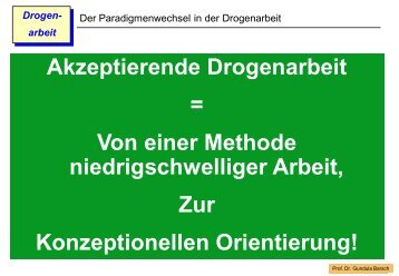 11. Akzeptierende Drogenarbeit