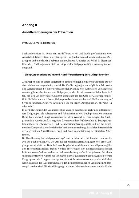 verbesserung der suchtprävention - Hochschule Merseburg