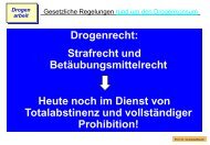 Strafvorschriften des Betäubungsmittelgesetzes