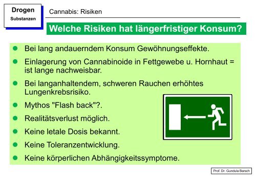 Ausgewählte psychoaktive Substanzen: Ursprung, Konsumformen ...