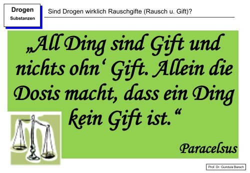 Ausgewählte psychoaktive Substanzen: Ursprung, Konsumformen ...