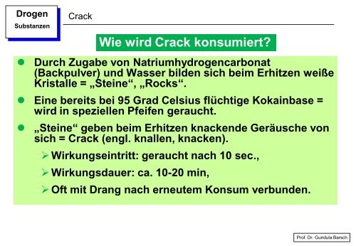 Ausgewählte psychoaktive Substanzen: Ursprung, Konsumformen ...