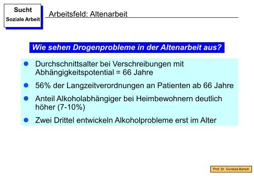 Sucht und Soziale Arbeit