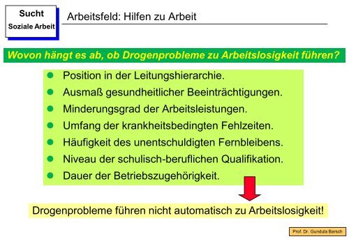 Sucht und Soziale Arbeit