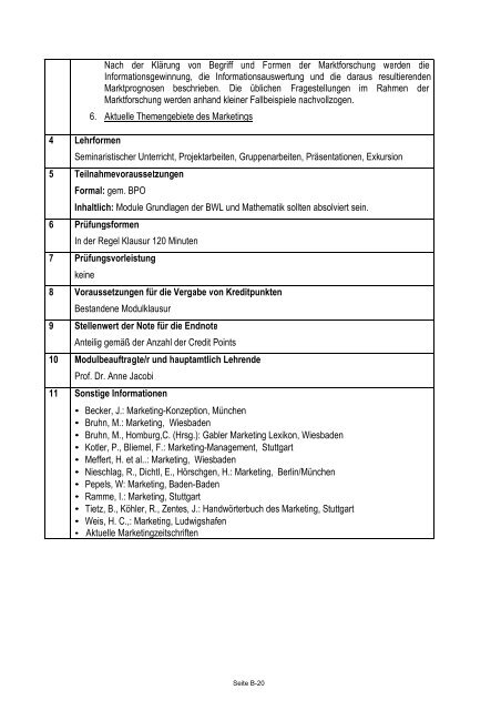 Modulhandbuch zum Studiengang Bachelor-International ...