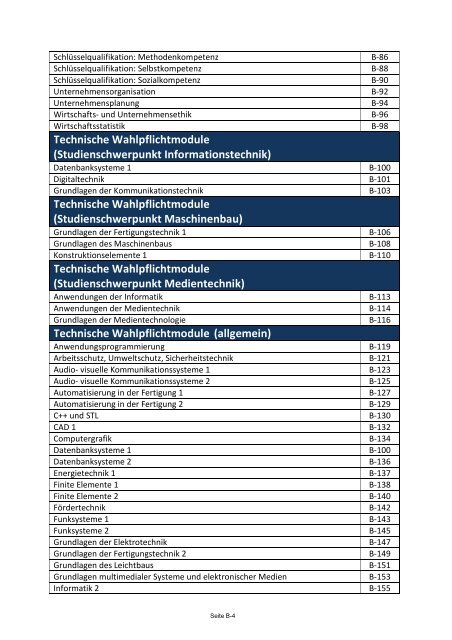 Modulhandbuch zum Studiengang Bachelor-International ...