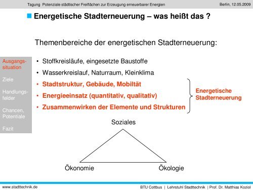 Energetische Stadterneuerung