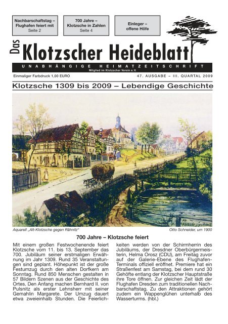 HEIDE- POTHEKE - Klotzscher Heideblatt