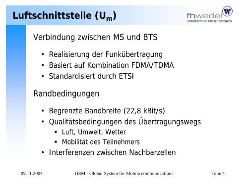 Vortrag - FH Wedel