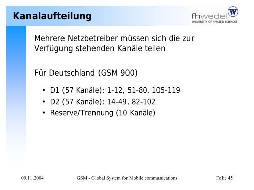 Vortrag - FH Wedel