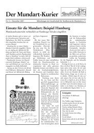 Der Mundart-Kurier - Gesellschaft für Nordhessische Mundarten