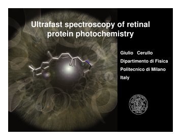 Ultrafast spectroscopy of retinal protein photochemistry
