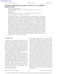 Abstractive dissociation of oxygen over Al„111…: A nonadiabatic ...