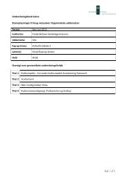 Side 1 af 5 Undervisningsbeskrivelse Stamoplysninger til brug ved ...